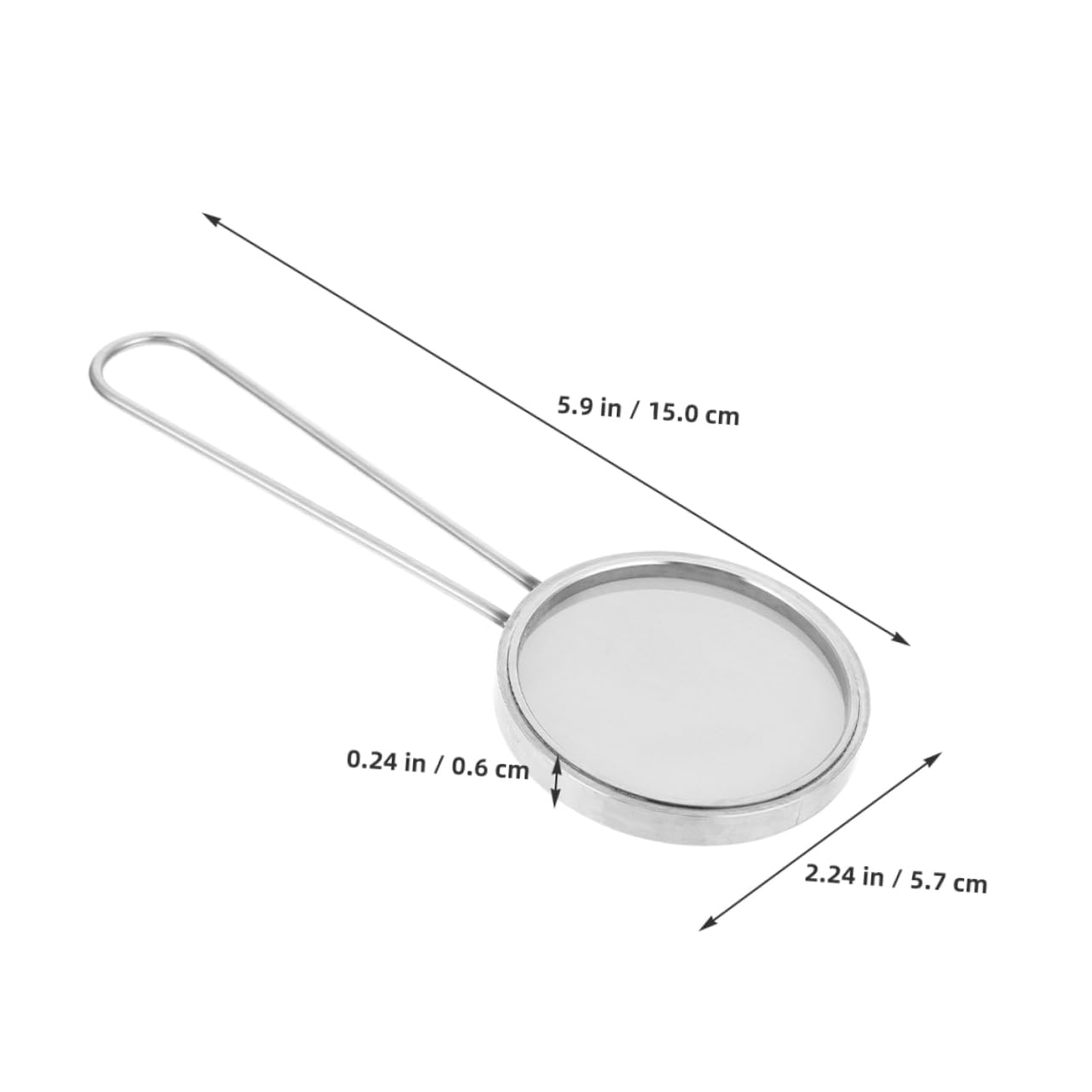 Gatuida Filtre Cellulaire En Acier Inoxydable 304 Poignée Basse, Crible De Laboratoire 250 Mesh, Outil De Filtration Cellulaire Pour Préparation Et Séparation En Expérimentation