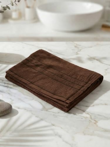 Image of Monte Carlo Cotton Towel Set 3 Piece | (1 Bath Towel 70 X 140 cm, 2 Hand Towel 40 X 60 cm)| 380 GSM | Gift Box Bathroom Towel Combo | Compact Towel Set for Men & Women (Super Charm) | Baltic Blue
