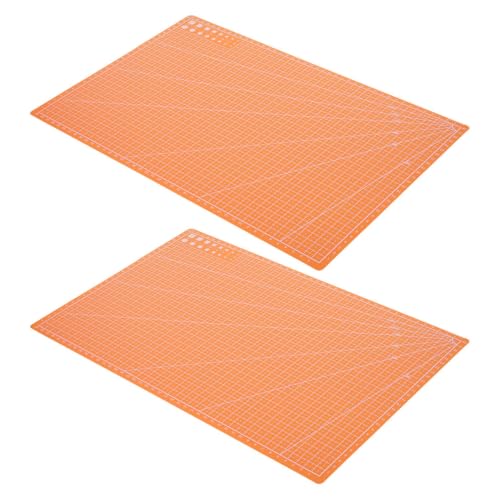 VILLCASE Double-sided Quilting Sewing Mat 2pcs Craft Cutting Board for Sewing Projects Double-sided Cutting Mat Precision and Tool Protection