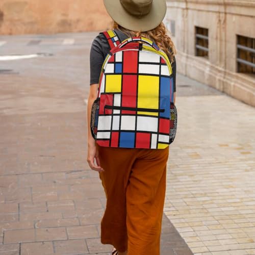 Mochila para estudiantes universitarios con compartimento seguro para portátil 15.6 6