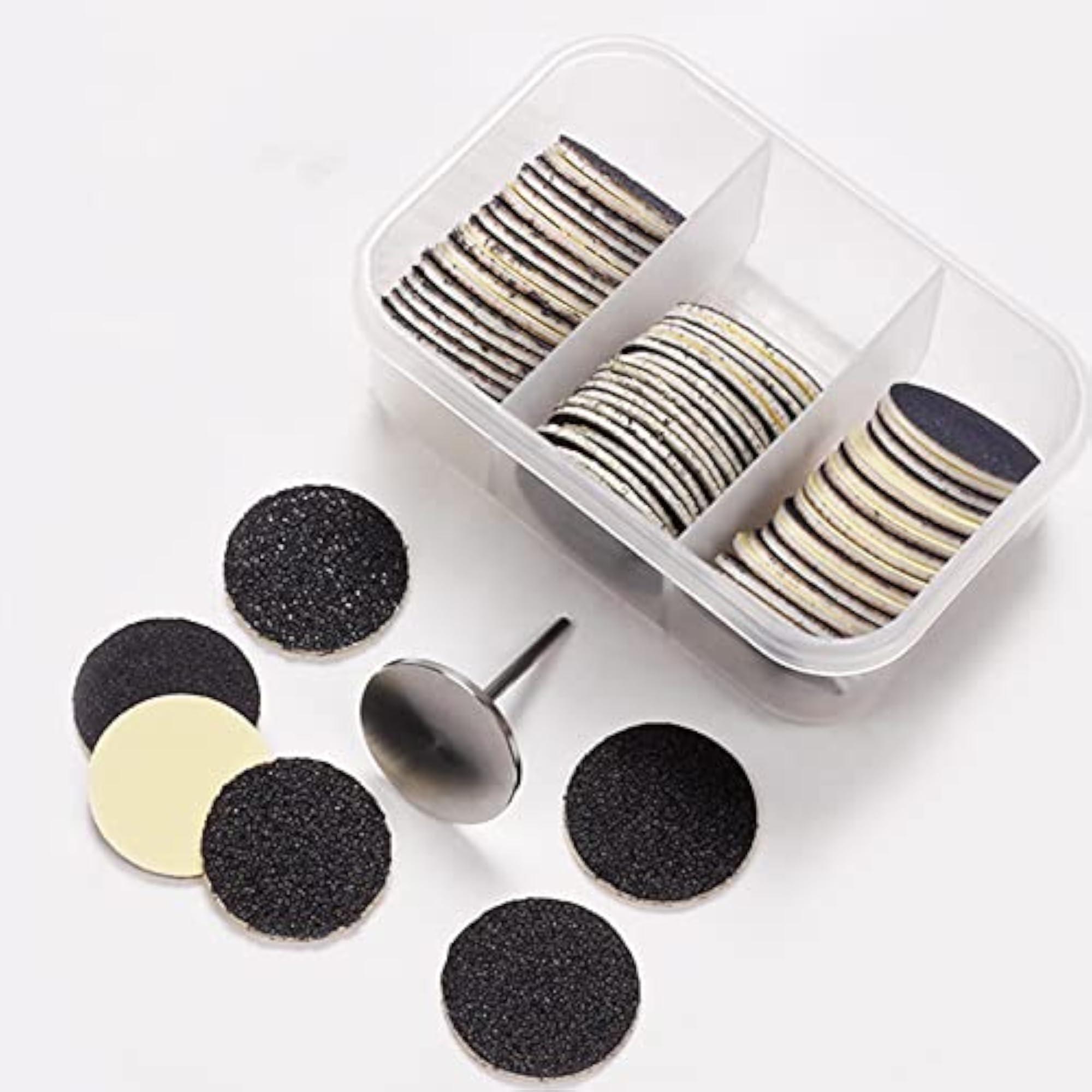 60Pcs Replaceable Sanding Papers for Electric Foot Rasp Files