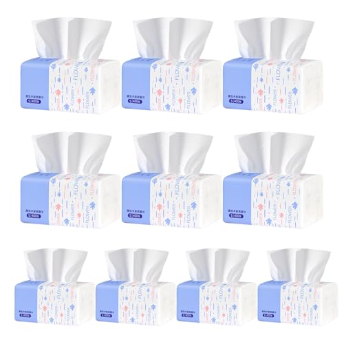 Penlimly Papel De Cara | Tissues Para El Hogar | Toallas de Papel Gruesas para Cocina Hogar Sala Lugares de Trabajo Apartamento Dormitorio
