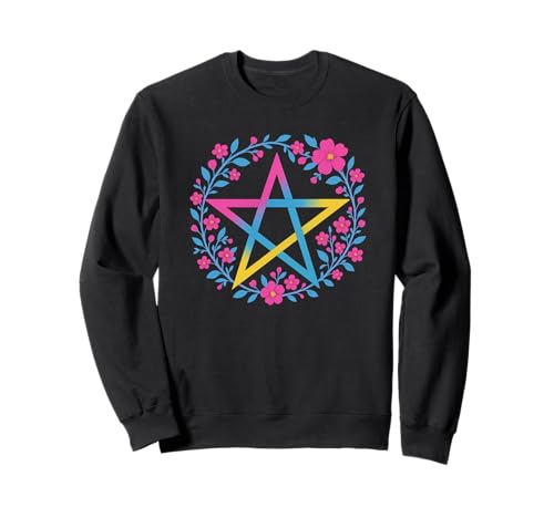 Pansexual Pentagram Wiccan Pagan Pan Pride Flag Boho g[i[