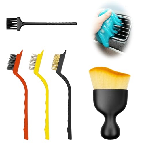 Car Interior Detailing Brush Cleaning Kit, Soft Bristle Dusting Brush - image 1