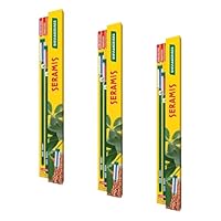Seramis Gießanzeiger groß, 26 cm – 2er Set Pflanzen Gießmelder, Wasserbedarf-Anzeige für Pflanzen in Tongranulat und Erde, in Grün (Packung mit 3)