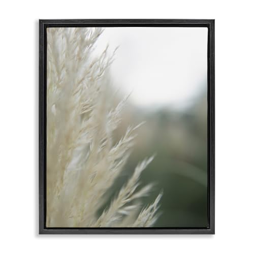 Country Pampas Grass Landscape, 17 x 21 Inch Canvas in Floater Frame