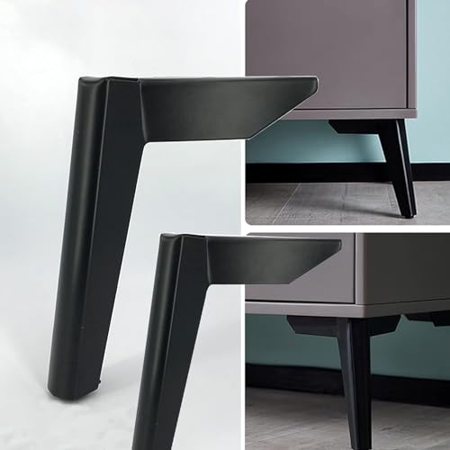 4 patas de metal de hierro para muebles, patas de soporte de gabinete de baño, patas de armario de mesa de café, patas de sofá triangulares para mesa, armario, sofá, patas de muebles