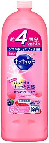 Cuccit dishwashing Detergent Vitamin Berry Scent Refill refilling 770ml (4 Servings) Japan