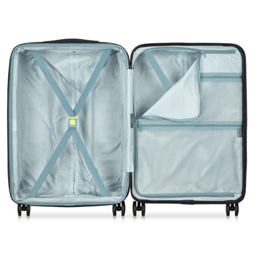 DELSEY Paris Air Armour Reisekoffer, Hartschale, ausziehbar, Schwarz , 3er-Set (55 x 35 x 20 cm), Klassisch – Ansicht 4