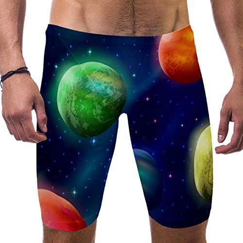 Jammers de natación infantiles HUI JIN SHOP cómodos de planetas para piscina