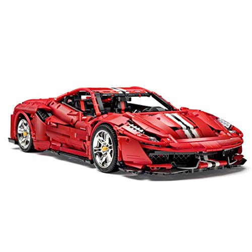 n.g. Home Decor Technik Sportwagen Ferrari 488 Pista Modellbausätze 1:8 24 GHz Fernbedienung Supercar Modellbausatz 3187… – Bild 6