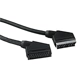 S-VHS-tauglich, High-Standard Hama Video-Kabel Scart-Stecker - Scart-Kupplung, 3 m
