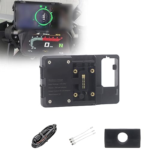 Support téléphone moto induction pour R1200GS fixation stable sans coupure