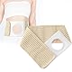 DIFLAX Stomagürtel Stoma Bandage, Ostomie Gürtel, Unisex Stomagürtel, Elastischer Herniengürtel, Atmungsaktiv Stomabandage Haut Stomaversorgung, Lordosenstütze zur Sicherung von Stomabeuteln (XL)