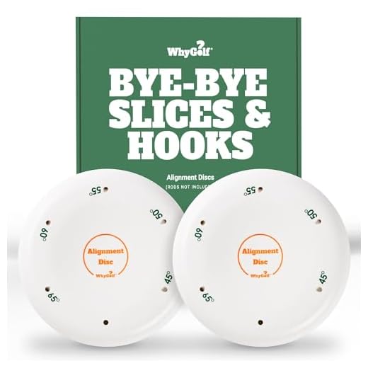 WHYGOLF Alignment Discs - Easily Train Golf Swing Plane, Path & More. Versatile Training Aid for Swing Plane Training