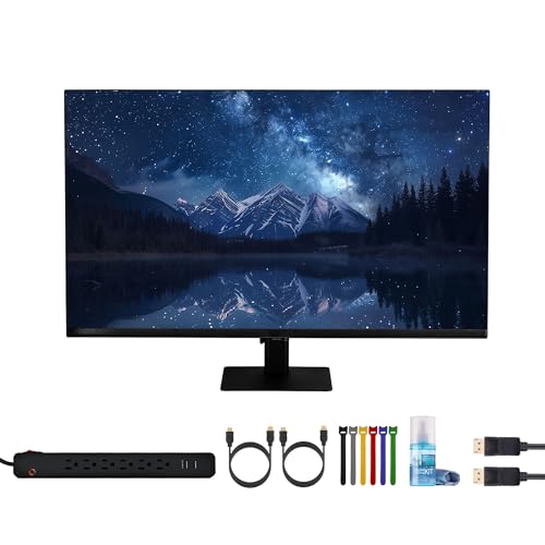 Samsung ViewFinity S70D 32' 4K HDR Monitor Bundle Including: Surge Protector, 2X HDMI Cable...