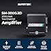 Autotek 2000 Watt 2 Channel Car Audio Amplifier with Bass Knob, High Output Class D Mono Bridged 4 Ohm Stable Input, Street Machine, SM-2000.2D, Black