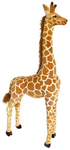 Plushfarm Wagner Plüschtier Giraffe - stehend - 140 cm
