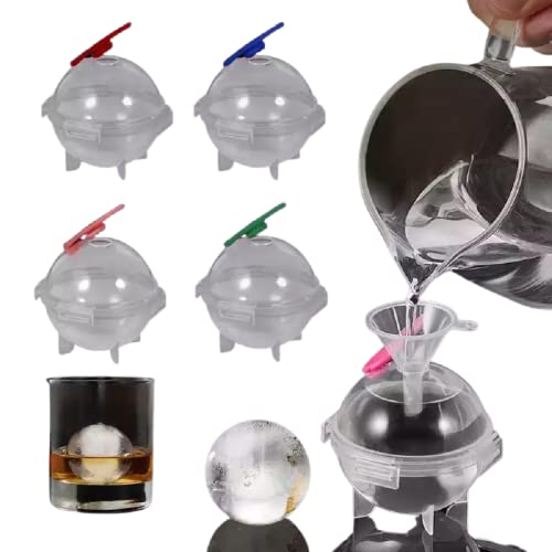 Set de 4 moldes de esfera de hielo de plástico miniatura 7