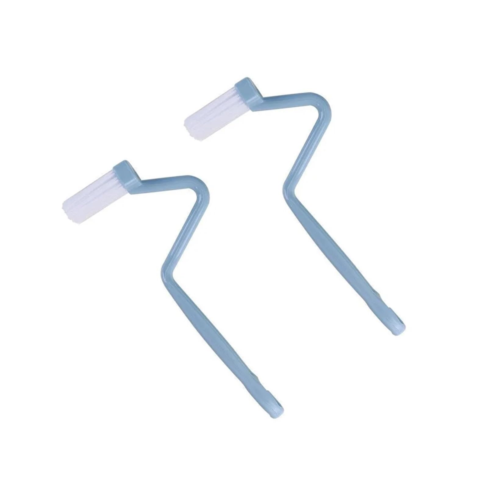 Toilet Brush Curved Toilet Brush Long Handle Toilet Cleaning Brushes Household Deep Cleaning Tools Bathroom Accessories(Blue 2pcs)