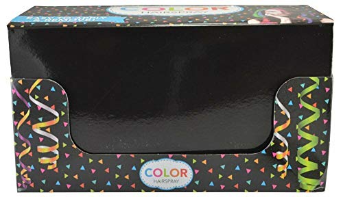 Temporary Hair Color Spray - Case (24 Cans) - 6 Colors #TOP6