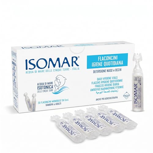 Isomar Igiene Quotidiana Naso e Occhi Soluzione Isotonica, 20 flaconcini