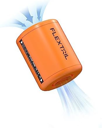 FLEXTAILGEAR Tiny Pump 2X Vacuum Bag Pump with 1300mAh Battery Mini Air Pump 0.2 lbs Type C Rechargeable to Inflate Deflate for Pool Floats Air Bed Air Mattress Vacuum storage bags