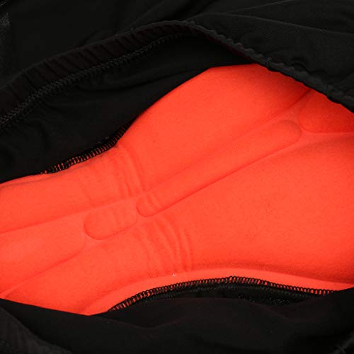 Shorts de ciclismo Tongina 3D com acolchoamento em gel, secagem rápida, respirável para mulheres e h