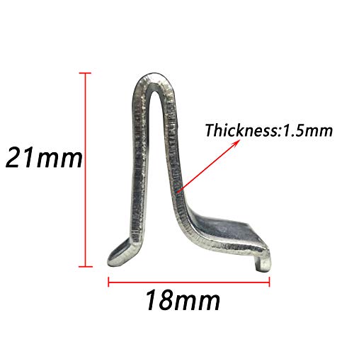 Image of Adjustable Steel Pilaster Shelf Support Clips -20 Pieces