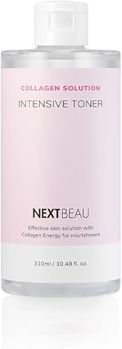 Tónico intensivo con solución de colágeno 7.10 onzas líquidas Tónico facial de colágeno coreano para el cuidado de la piel coreano, tóner facial