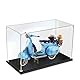 JOMIOD Acryl Schaukasten Vitrine für 10298 Vespa 125, Staubdichte Vitrine Display Case Kompatibel 10298 Modell - Ohne Modell Kit