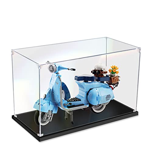MSEI Acryl Schaukasten Staubschutzhaube Vitrine für Lego Vespa 125 10298 Modell - 2mm