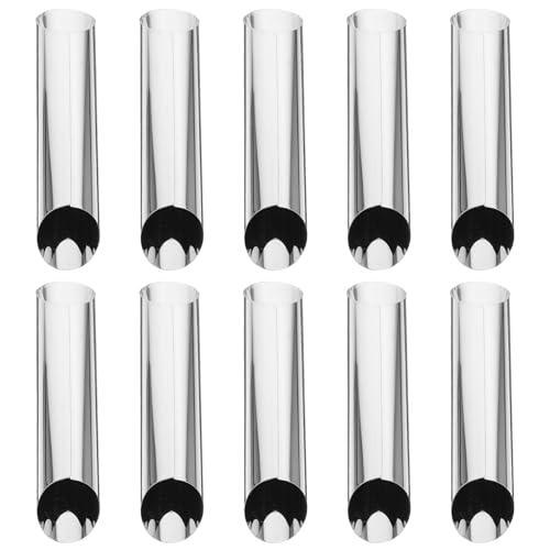 SHOWERORO 10piezas Moldes Inoxidable Moldes De Para Croissants Repostería Fácil De Usar y Limpiar