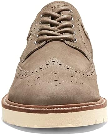 Cole Haan Men's American Classics Longwing Oxford, Stone Gray Nubuck/Alabaster Gleam, 7 | Image 1