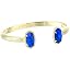 Gold, Cobalt Howlite