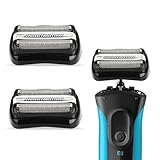 2Pack 32B Series 3 Electric Shaver Replacement Head Accessories for Braun S3 Foil & Cutter Razor Heads, Applicable for Braun S3 3040s 3010s 310s 3000s 3050cc 3080s 390cc Etc