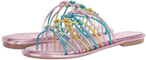 Seychelles Women's Flat Sandal, Rainbow, 7.5 | Image 6