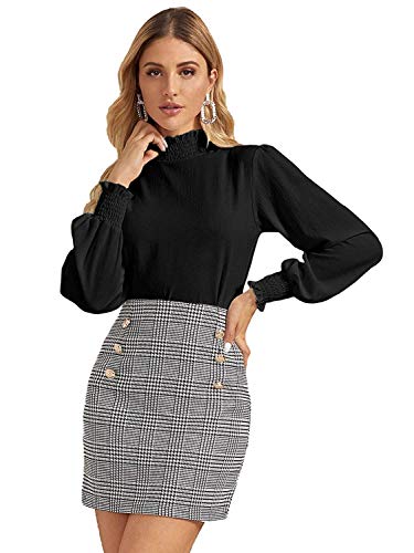 Istyle Can Women Casual Frill Trim Full Sleeve Solid Top