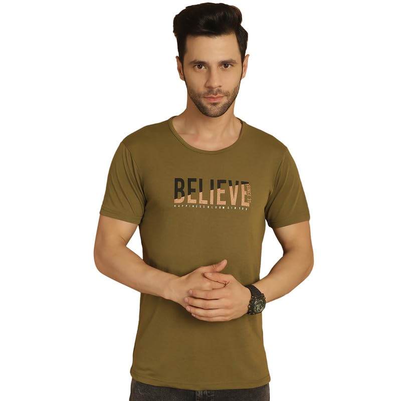 Image of Mack Jonney Regular Fit Mens Tshirts(Pack of 1-MACK632078)
