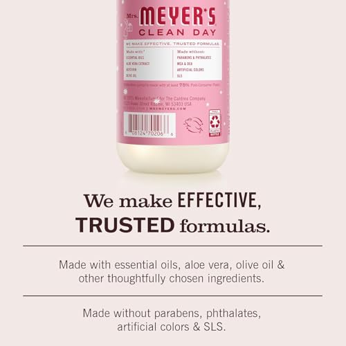 Image of Mrs. MEYER'S CLEAN DAY Peppermint Liquid Hand Soap Peppermint, 12.5 Fl Oz (Pack of 4)