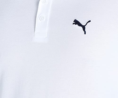 Image of Puma Men's Active ESS Polo T-Shirt | Casual and Comfortable Cotton Solid Regular Fit Polo for Men | Ribbed Collar | Ideal for Golf, Travel, Office & Everyday Comfort