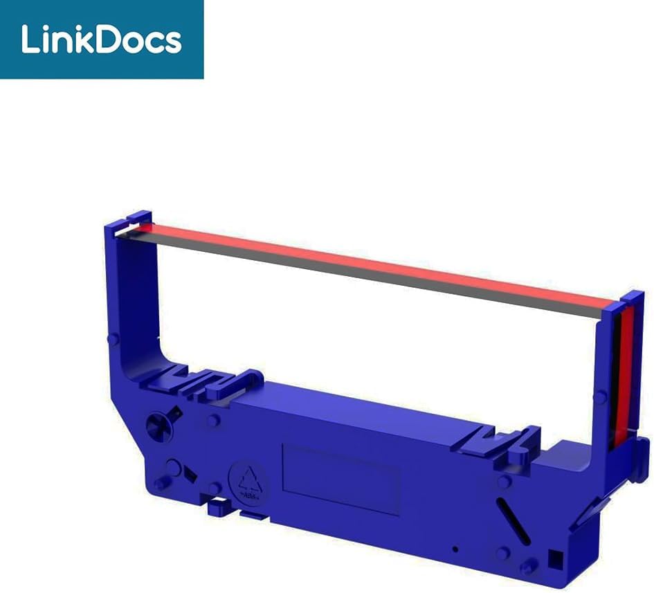 LinkDocs SP700 Compatible Ink Ribbon Replacement for Star SP-700 SP700 RC700 SP700BR RC700BR SP712 SP712R SP717 SP742R SP747 SP740 Printer Ribbon (Black/Red 12-Pack)