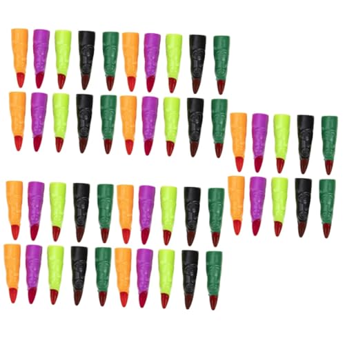 200 Doigts de Halloween Colorés et Faux Souples pour Décoration Originale Cosplay