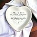 HatafaFurni Thank You Gift, Heart Ring Dish, Jewelry Dish, Jewelry Storage, Gift To Say Thank You, Friend Appreciation, Wedding Gift, Mother's Day Gift, Bridal Shower Gift For Her, Aunt Teacher Gifts
