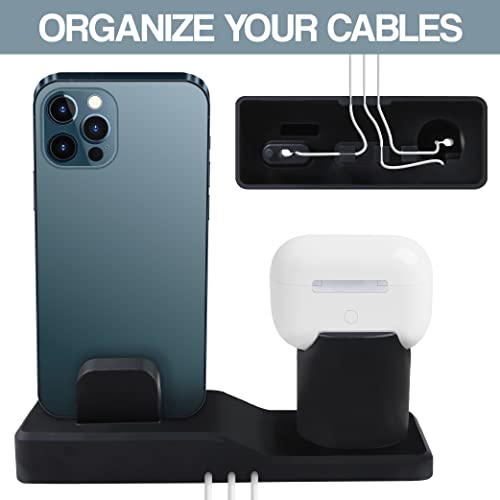 Support de charge portable 3 en 1 multifonction iPhone Apple Watch AirPods - 3