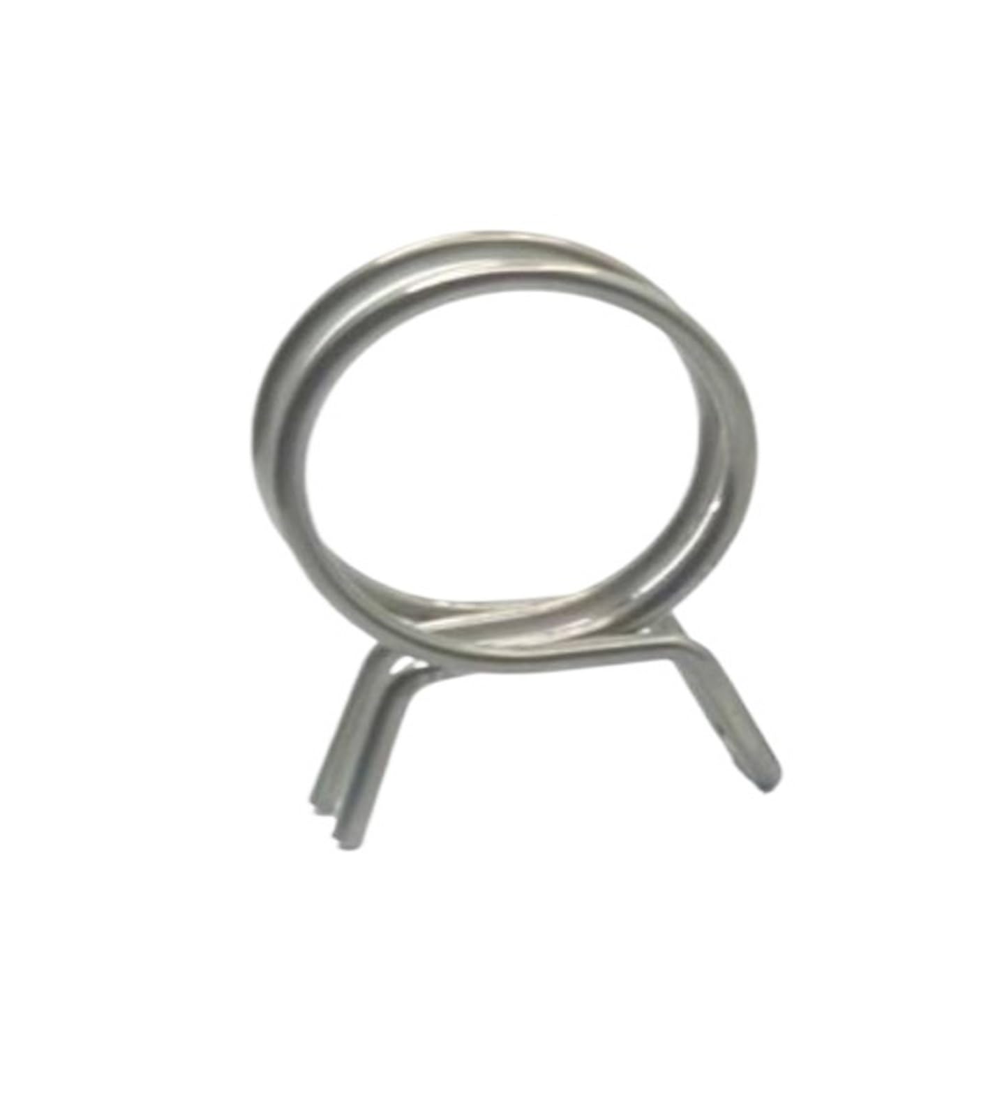 Hqycl One Color 10Pcs 5Mm-14Mm Hose Clamps Stainless Steel Tube Spring Clips Fuel Line Hose Clamps Sealing Pipe Clips Hardware Accessories(5Mm)