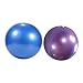 Parliky 2pcs Yoga Ball Workout Balls for Exercise Yoga with Pump Excersize Small Workout Ball Core Fitness Ball Workout Stability Physical Ball Small Pilates Frosted Exercise Chair Miss