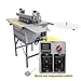 TECHTONGDA Portable Edge Bander Automatic Double-Sided Edge Banding Machine for Woodworking, Automatic Band Breaking for Straight and Curved Edges 110V