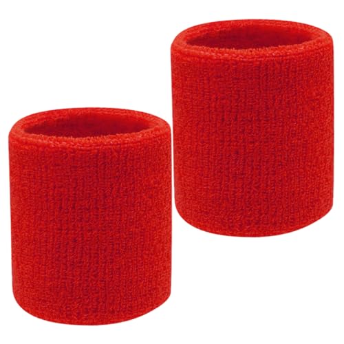 HANABASS 2Pcs Wrist Support Braces for Sports Comfortable and Durable Sweat Bands for Wrists for Basketball Tennis and Exercise