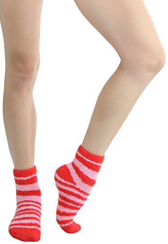 Image of ToBeInStyle Pack of 6 Printed & Solid Low Cut Ankle Socks - Kid's & Adults